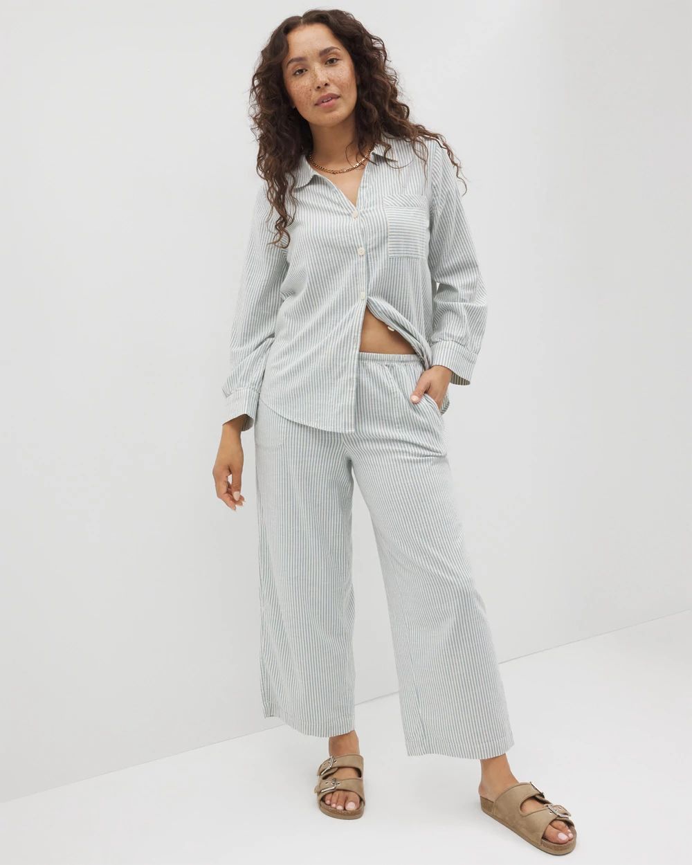 Beach Cotton Crop Pant Soma